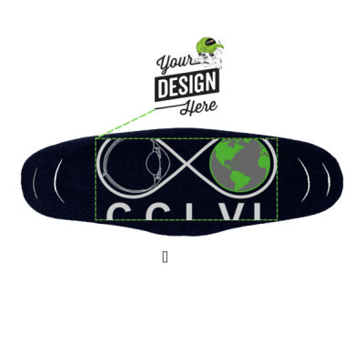 CCLVI - Personalized Adult/Child Soft Breathable Cotton/Poly Face Covering Thumbnail