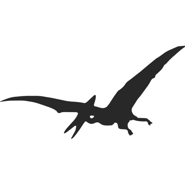 Pterodactyl Dinosaur Silhouette 2 Thumbnail