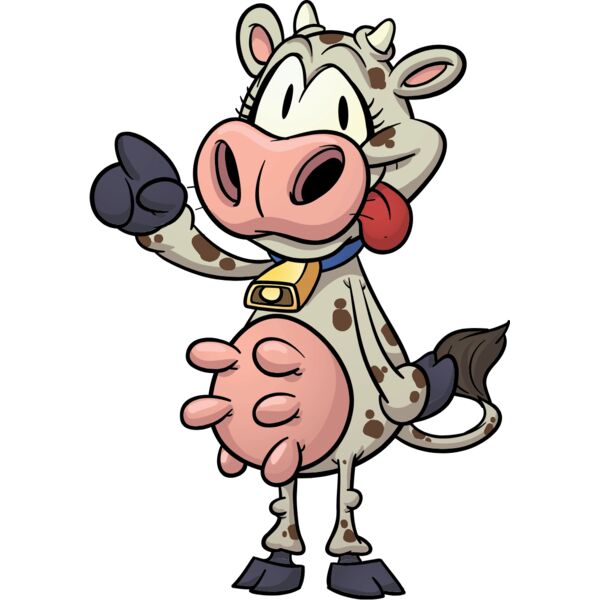 Cartoon Cow 1 Thumbnail