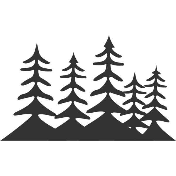 Tree Forest Silhouette 1 Thumbnail