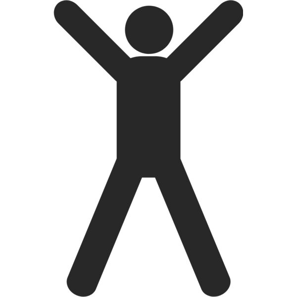 Exercise Jumping Jack Silhouette 1 Thumbnail