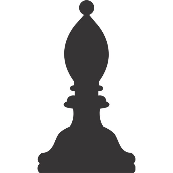 Bishop Chess Piece Silhouette 1 Thumbnail