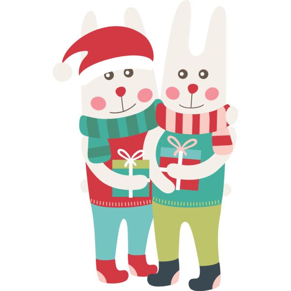 Christmas Rabbit 2 Thumbnail