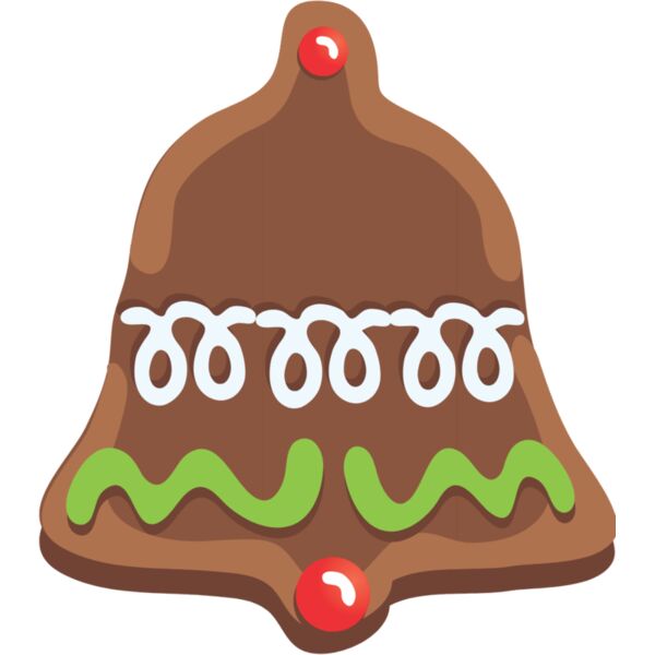 Christmas Chocolate Bell Cookie 1 Thumbnail