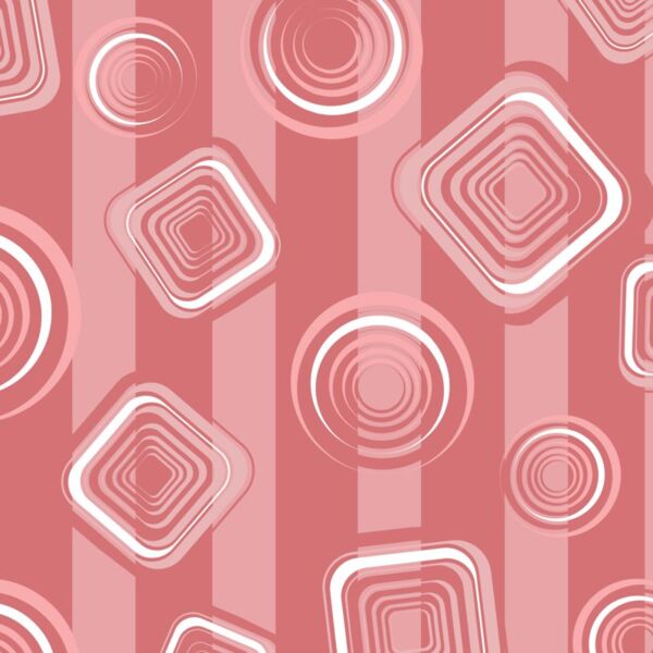 Groovy Square Circle Background 2 Thumbnail