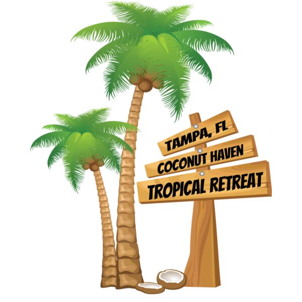 Tropical Template Coconut Palm 1 Thumbnail