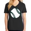 Ladies Core Cotton V-Neck Tee Thumbnail