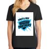Ladies Core Cotton V-Neck Tee Thumbnail